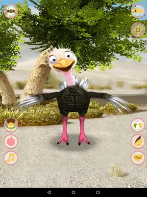 Talking Ostrich Free android App screenshot 1