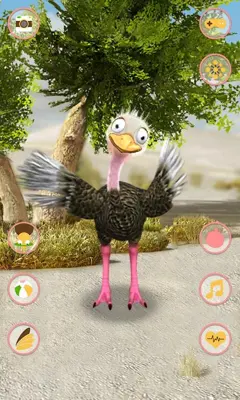 Talking Ostrich Free android App screenshot 5